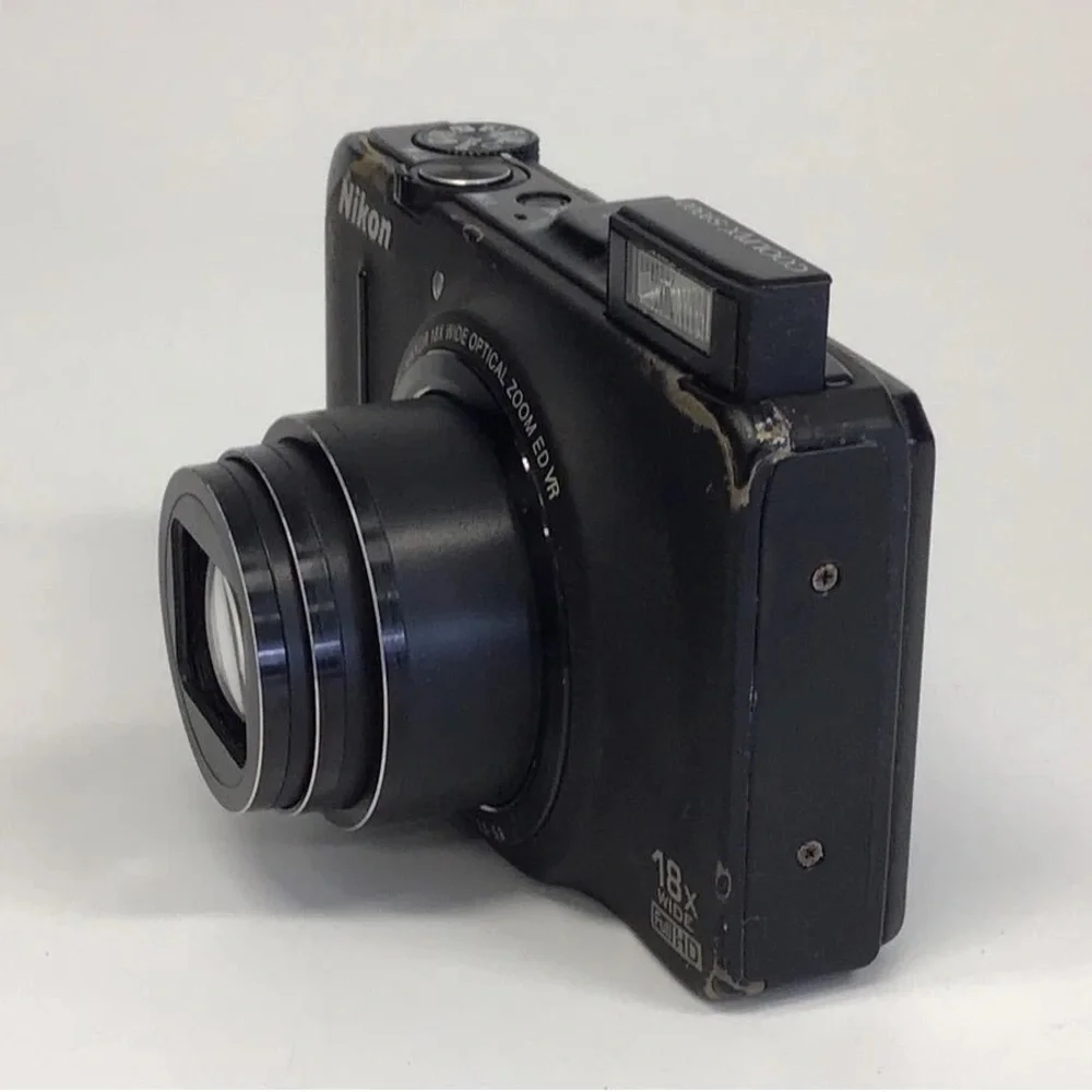 Nikon COOLPIX Silver and Black Digital Camera